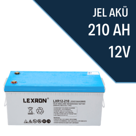 LEXRON 210AH JEL AKÜ