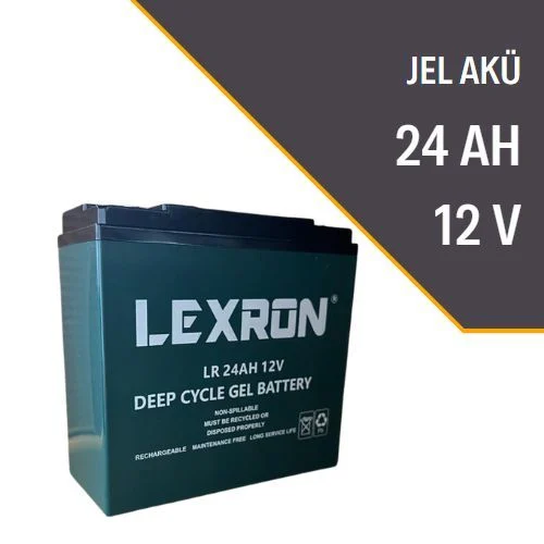24 LEXRON 24AH-12V JEL AKÜ