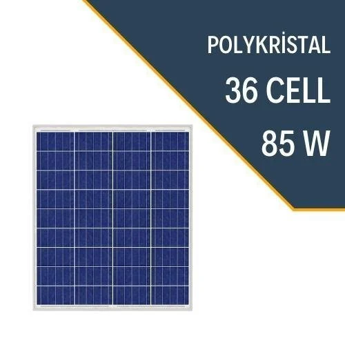 90 LEXRON 85W POLYKRİSTAL GÜNEŞ PANELİ
