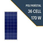 LEXRON 170W POLYKRİSTAL GÜNEŞ PANELİ