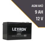 LEXRON 9AH-12V KURU TİP AKÜ
